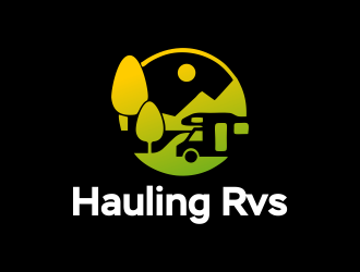 Hauling RVs logo design by Gwerth