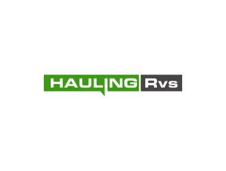Hauling RVs logo design by Greenlight
