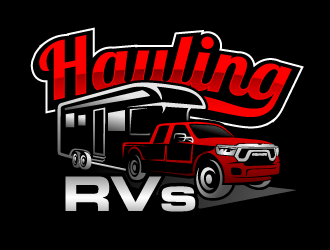 Hauling RVs logo design by THOR_
