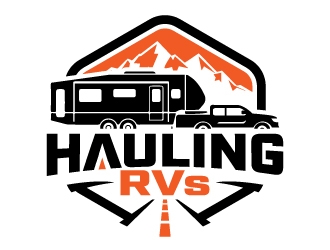 Hauling RVs logo design by jaize