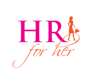 HR for Her logo design by Rossee