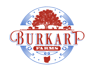 Burkart Farms  logo design by Ultimatum