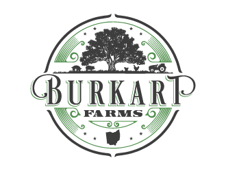 Burkart Farms  logo design by Ultimatum