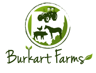Burkart Farms  logo design by BeDesign