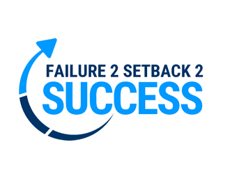 Failure 2 Setback 2 Success logo design by Coolwanz