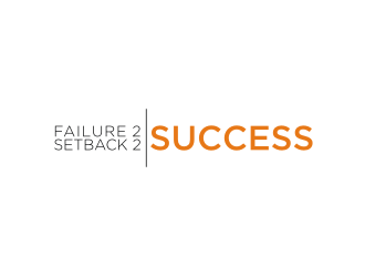 Failure 2 Setback 2 Success logo design by Diancox
