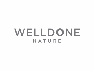 Welldone Nature logo design by Franky.