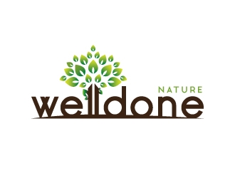 Welldone Nature logo design by alxmihalcea