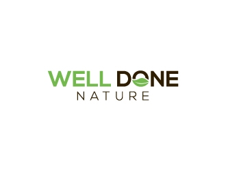 Welldone Nature logo design by wongndeso