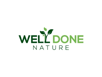 Welldone Nature logo design by wongndeso