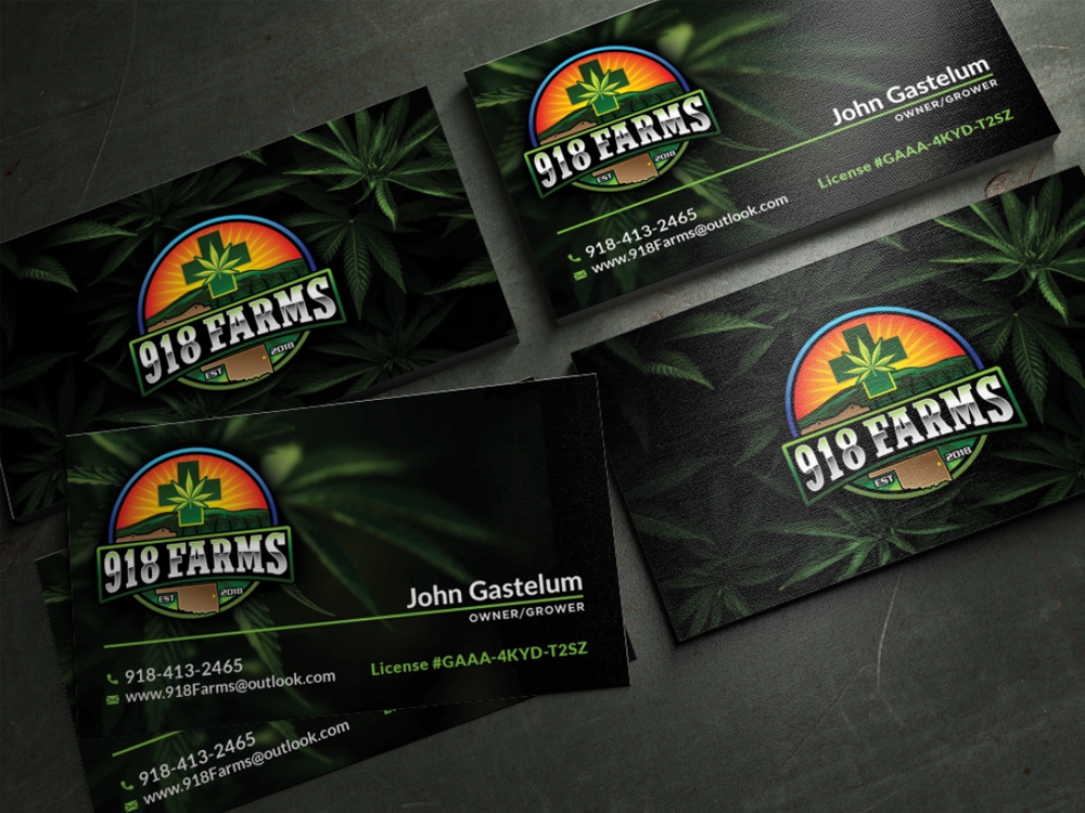 918 Farms  logo design by Realistis