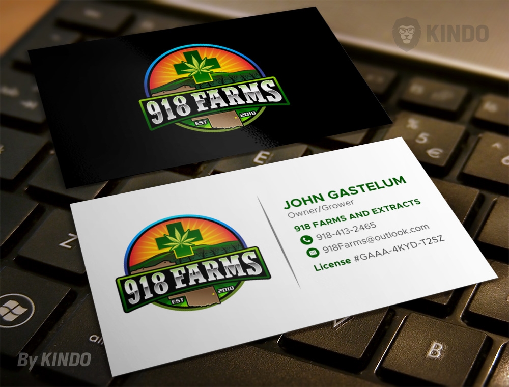 918 Farms  logo design by Kindo