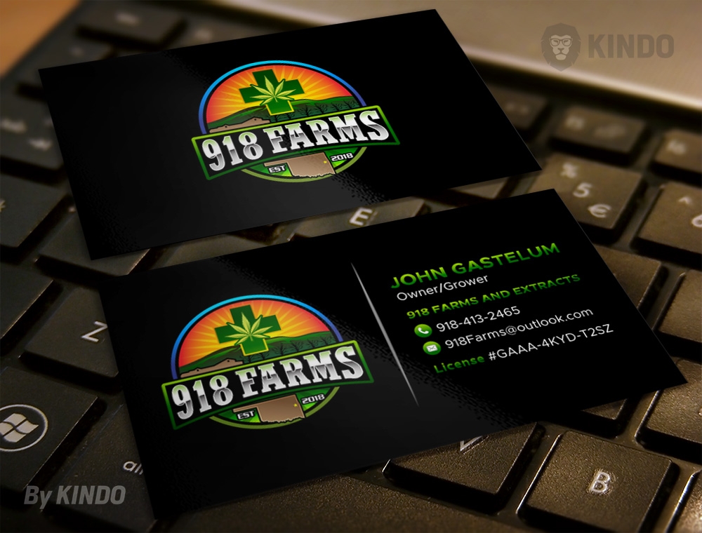 918 Farms  logo design by Kindo
