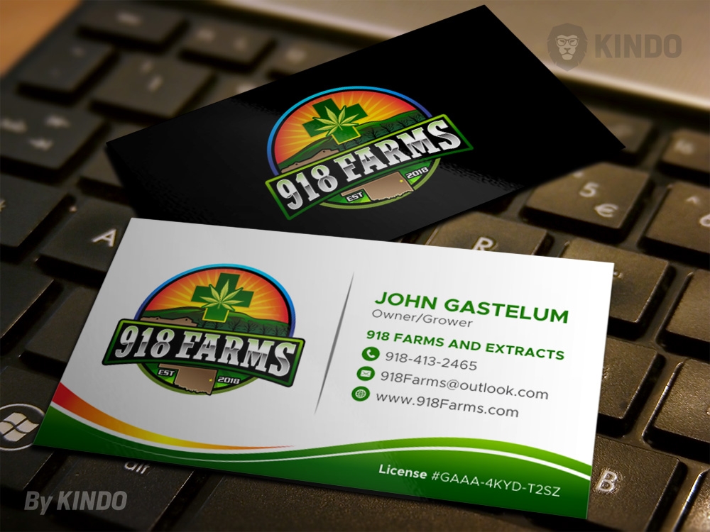 918 Farms  logo design by Kindo