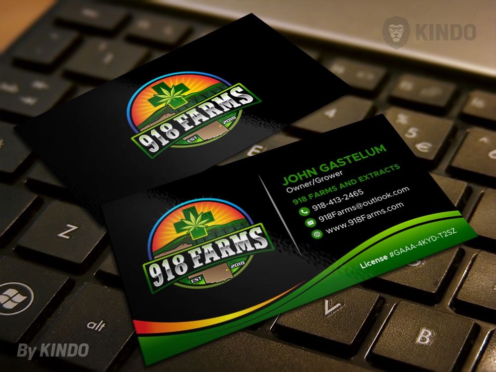 918 Farms  logo design by Kindo