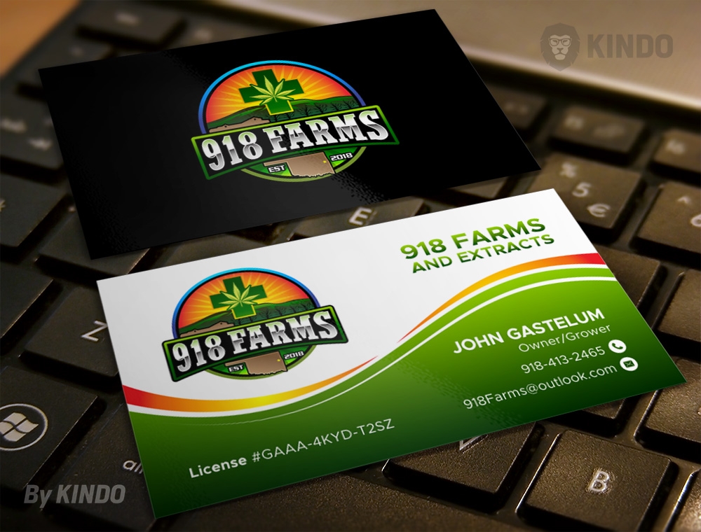 918 Farms  logo design by Kindo
