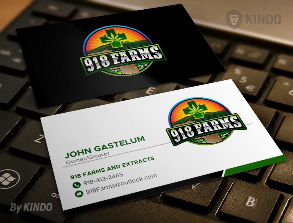 918 Farms  logo design by Kindo