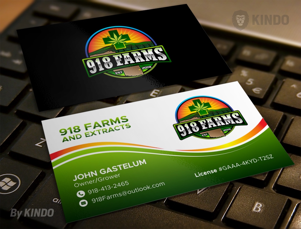 918 Farms  logo design by Kindo