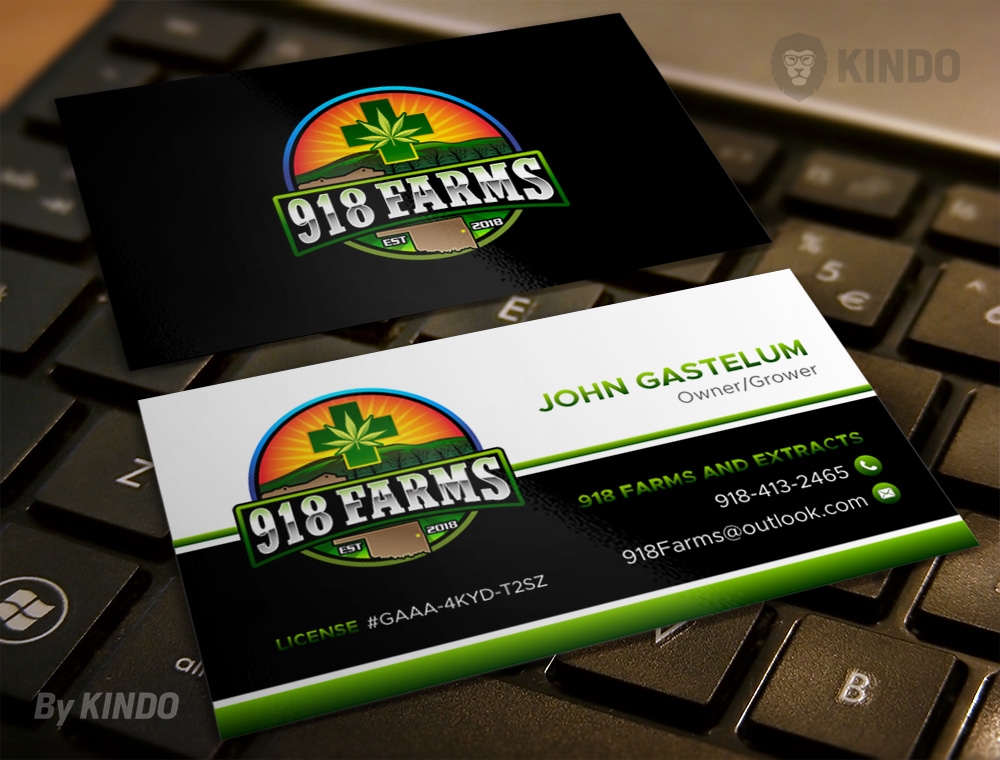 918 Farms  logo design by Kindo
