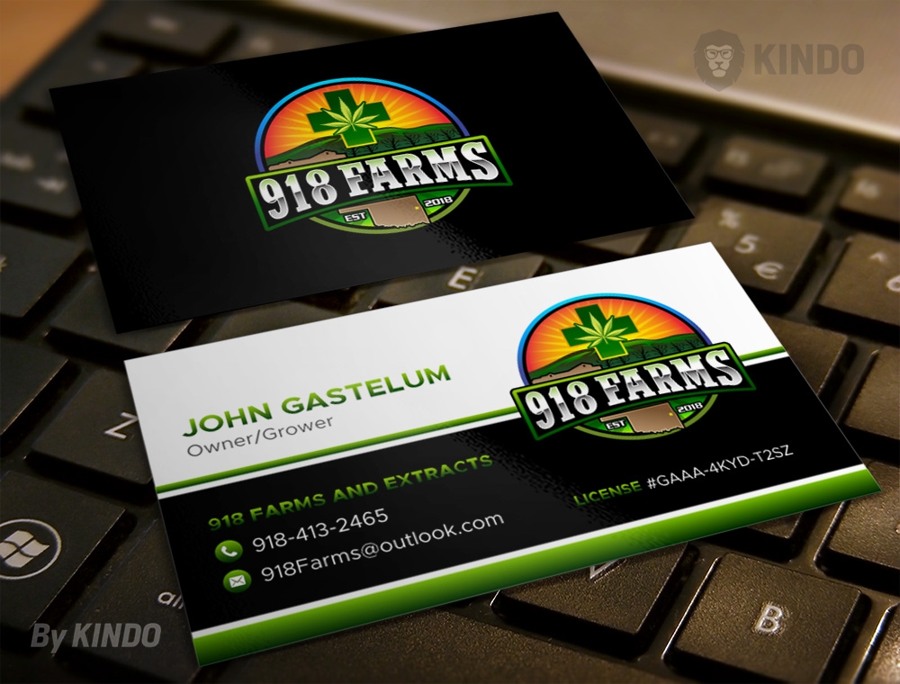918 Farms  logo design by Kindo