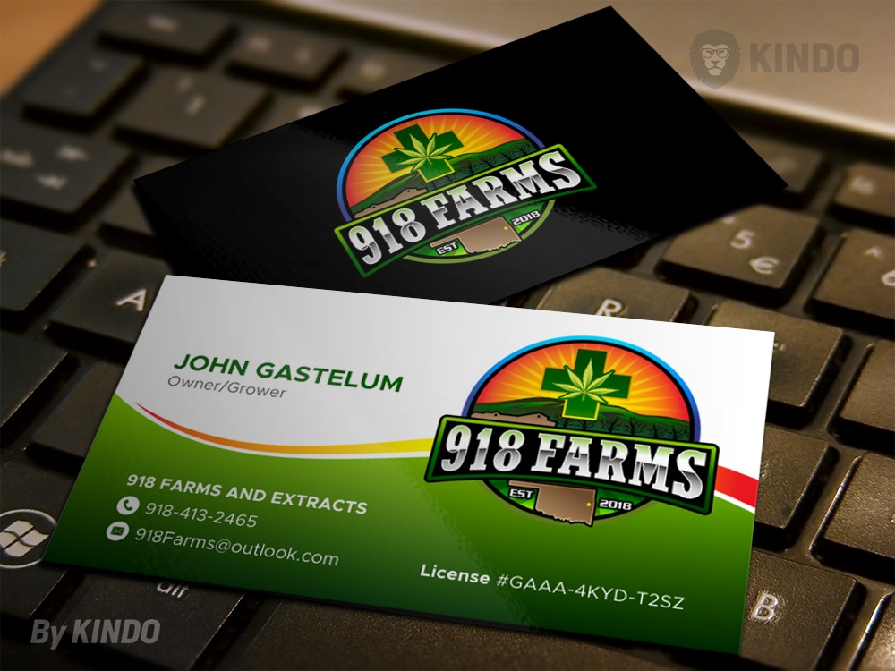 918 Farms  logo design by Kindo