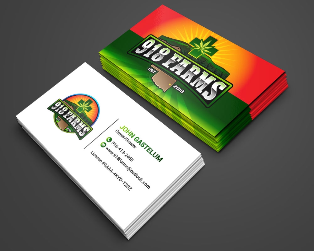 918 Farms  logo design by Boomstudioz