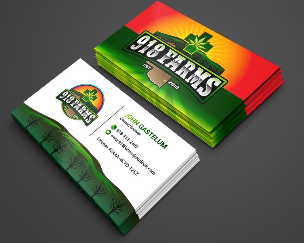 918 Farms  logo design by Boomstudioz