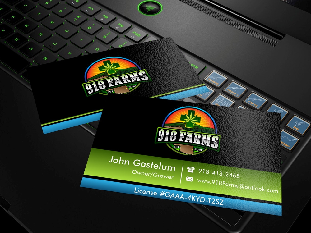 918 Farms  logo design by ManishKoli