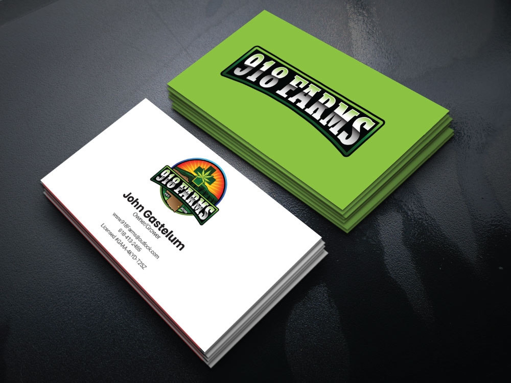 918 Farms  logo design by d1ckhauz