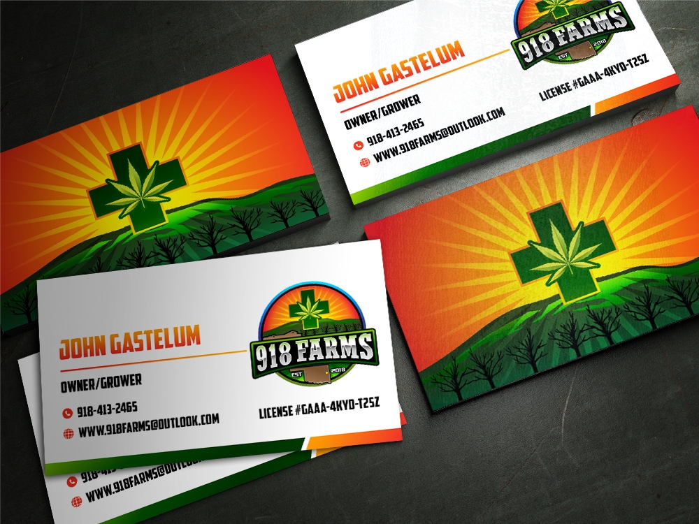 918 Farms  logo design by zizze23