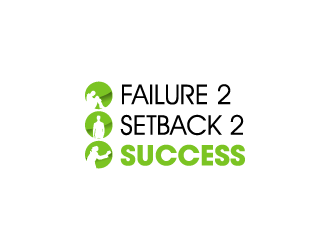 Failure 2 Setback 2 Success logo design by torresace