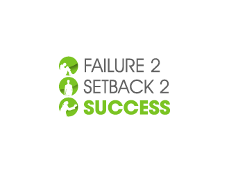 Failure 2 Setback 2 Success logo design by torresace