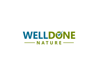 Welldone Nature logo design by Girly