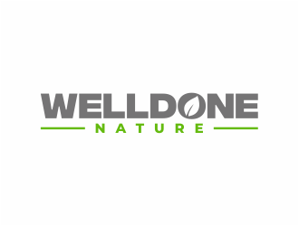 Welldone Nature logo design by mutafailan