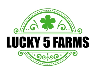 Lucky 5 Farms logo design by AamirKhan