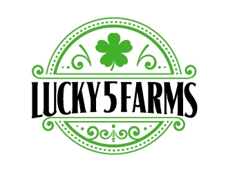 Lucky 5 Farms logo design by AamirKhan