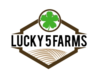 Lucky 5 Farms logo design by AamirKhan