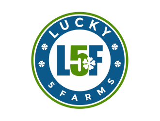 Lucky 5 Farms logo design by Girly