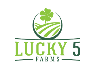 Lucky 5 Farms logo design by akilis13