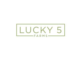 Lucky 5 Farms logo design by bricton