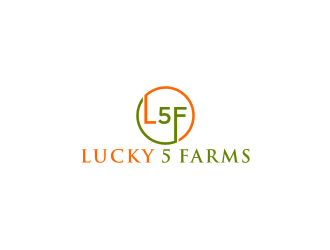 Lucky 5 Farms logo design by bricton