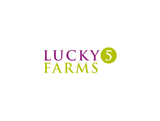 Lucky 5 Farms logo design by bricton