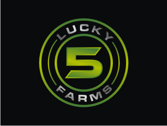Lucky 5 Farms logo design by bricton