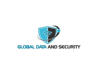 Global Security and Data logo design by bcendet