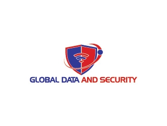 Global Security and Data logo design by bcendet