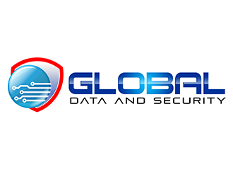 Global Security and Data logo design by 3Dlogos