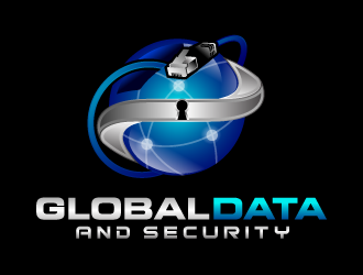 Global Security and Data logo design by maze