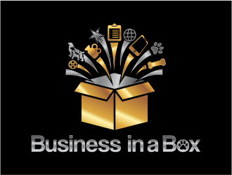 Business in a Box logo design by up2date