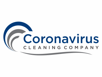 Coronavirus cleaning company  logo design by santrie