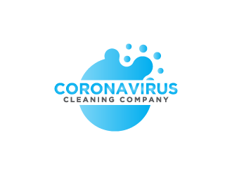 Coronavirus cleaning company  logo design by jafar